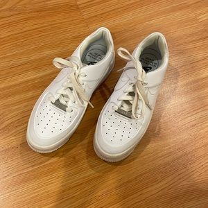 White Nike sneaker